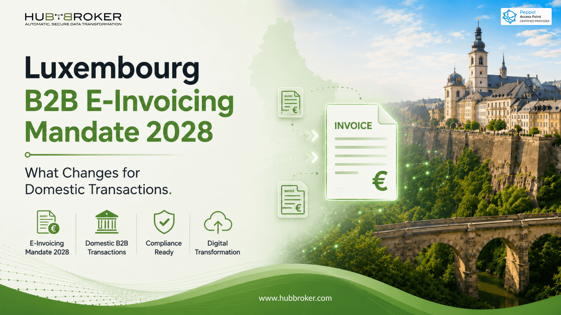 Luxembourg B2B EInvoicing Mandate 2028