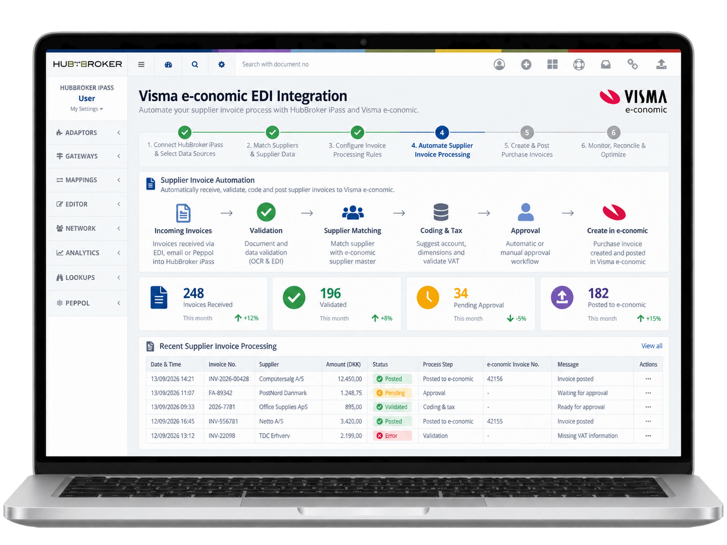Automate Supplier Invoice Processing